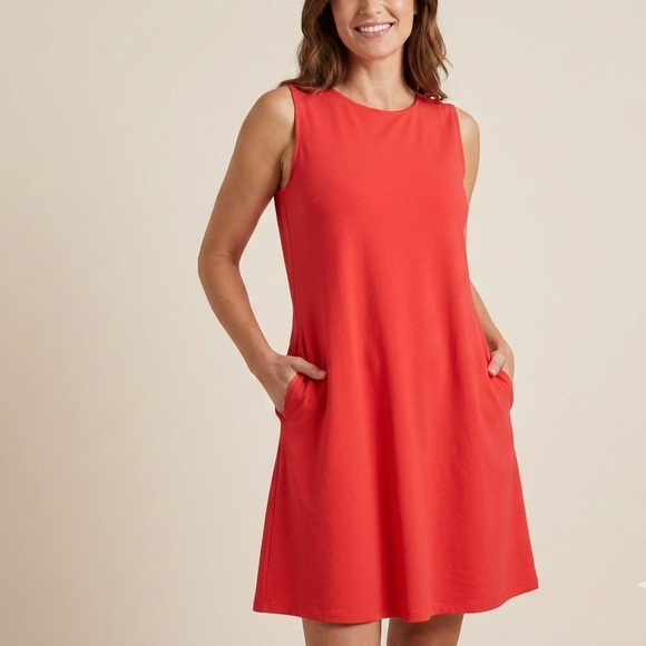 Uniqlo Dresses & Skirts - Uniqlo Ultra Stretch Sleeveless Slightly Fitted A-Line Mini Dress